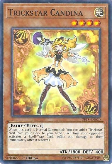 Trickstar Candina Star Pack VRAINS Yu-Gi-Oh! card