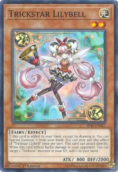 Trickstar Lilybell Star Pack VRAINS Yu-Gi-Oh! card