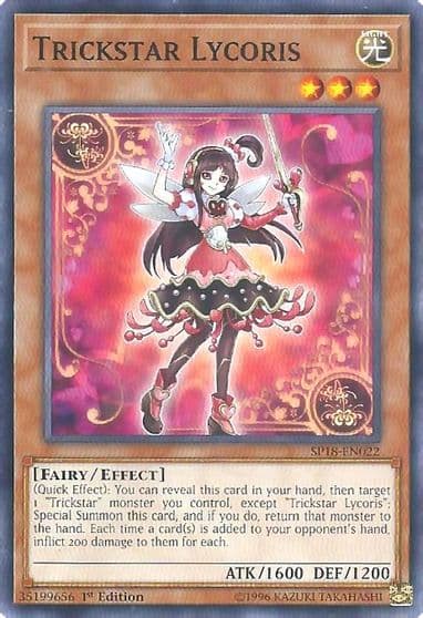Trickstar Lycoris Star Pack VRAINS Yu-Gi-Oh! card