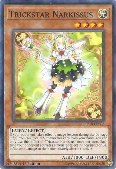 Trickstar Narkissus Star Pack VRAINS Yu-Gi-Oh! card