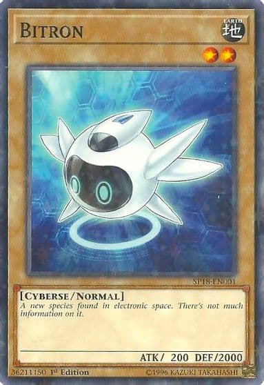 Bitron Starfoil Star Pack VRAINS Yu-Gi-Oh! card
