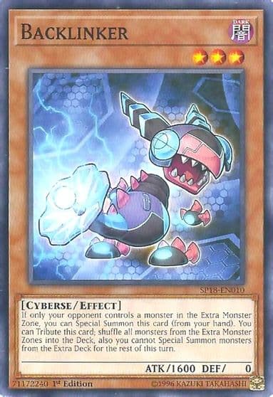 Backlinker Star Pack VRAINS Yu-Gi-Oh! card