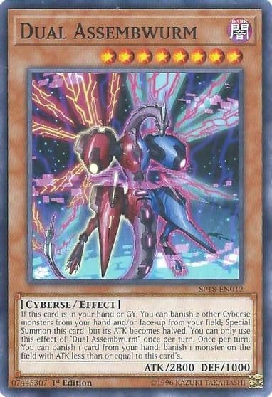 Dual Assembwurm Star Pack VRAINS Yu-Gi-Oh! card