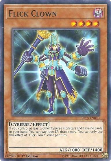 Flick Clown Star Pack VRAINS Yu-Gi-Oh! card