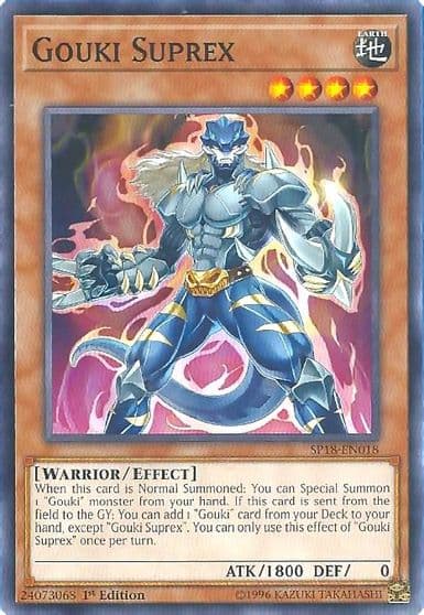 Gouki Suprex Star Pack VRAINS Yu-Gi-Oh! card