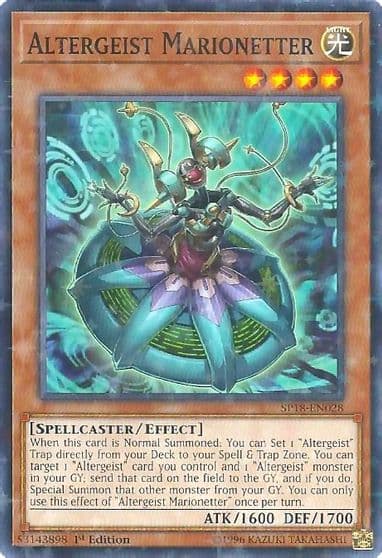 Altergeist Marionetter Starfoil Star Pack VRAINS Yu-Gi-Oh! card
