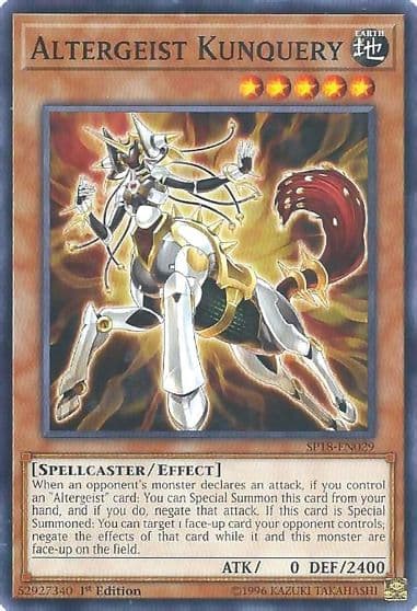 Altergeist Kunquery Star Pack VRAINS Yu-Gi-Oh! card