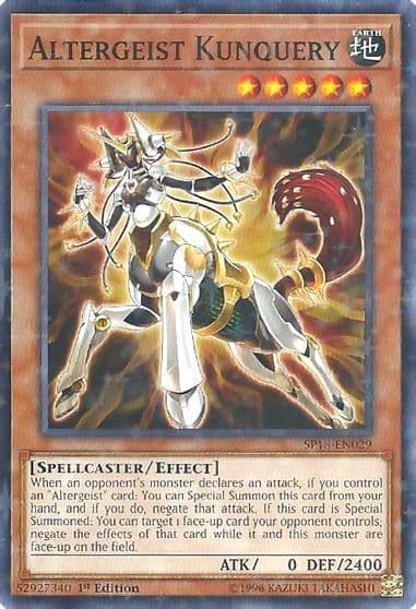 Altergeist Kunquery Starfoil Star Pack VRAINS Yu-Gi-Oh! card