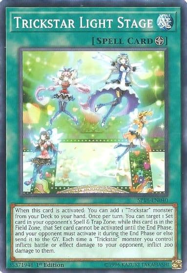 Trickstar Light Stage Star Pack VRAINS Yu-Gi-Oh! card