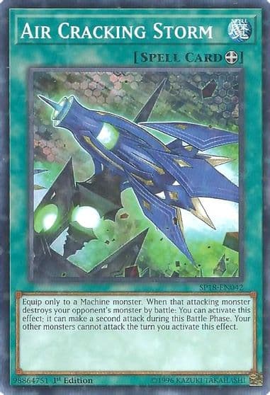 Air Cracking Storm Starfoil Star Pack VRAINS Yu-Gi-Oh! card