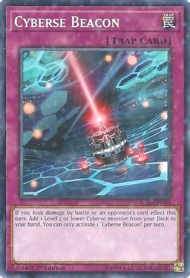 Cyberse Beacon Starfoil Star Pack VRAINS Yu-Gi-Oh! card