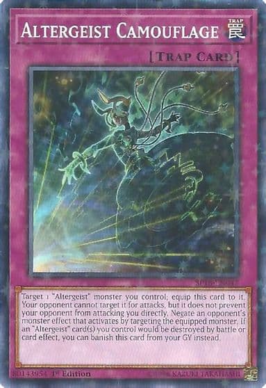 Altergeist Camouflage Starfoil Star Pack VRAINS Yu-Gi-Oh! card