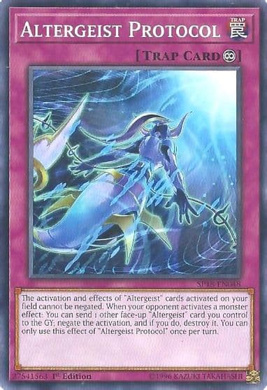 Altergeist Protocol Star Pack VRAINS Yu-Gi-Oh! card