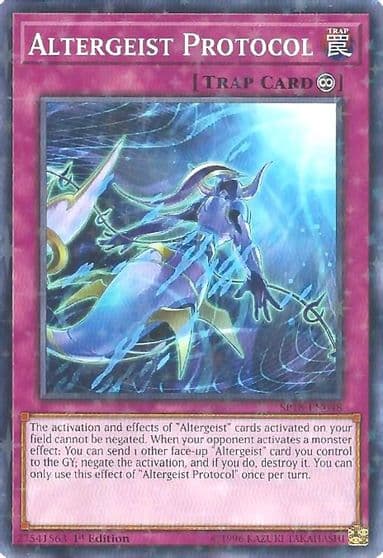 Altergeist Protocol Starfoil Star Pack VRAINS Yu-Gi-Oh! card