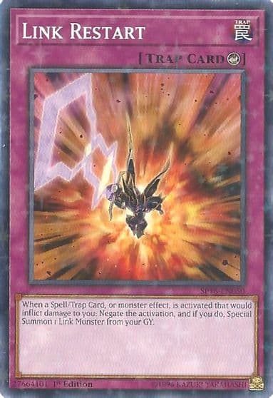 Link Restart Starfoil Star Pack VRAINS Yu-Gi-Oh! card