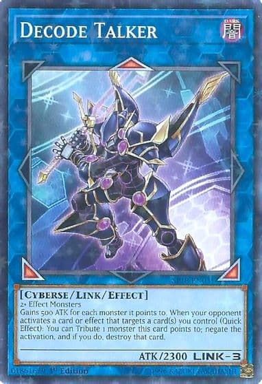 Decode Talker Starfoil Star Pack VRAINS Yu-Gi-Oh! card