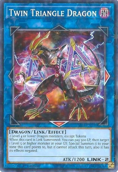 Twin Triangle Dragon Starfoil Star Pack VRAINS Yu-Gi-Oh! card