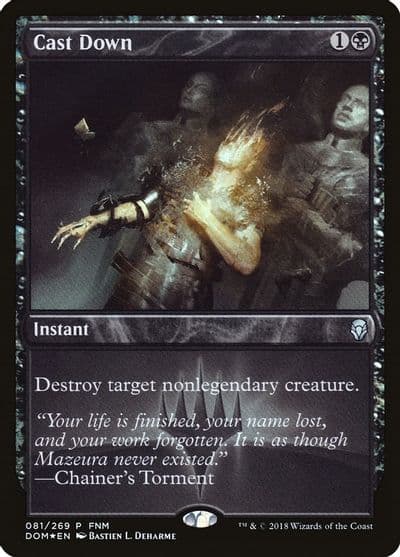 Cast Down FNM Promos Magic card