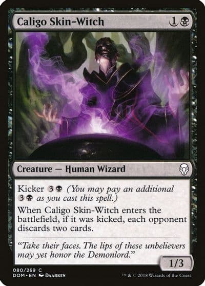 Caligo Skin Witch Dominaria Magic card