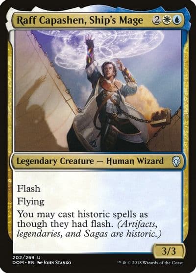Raff Capashen Ships Mage Dominaria Magic card