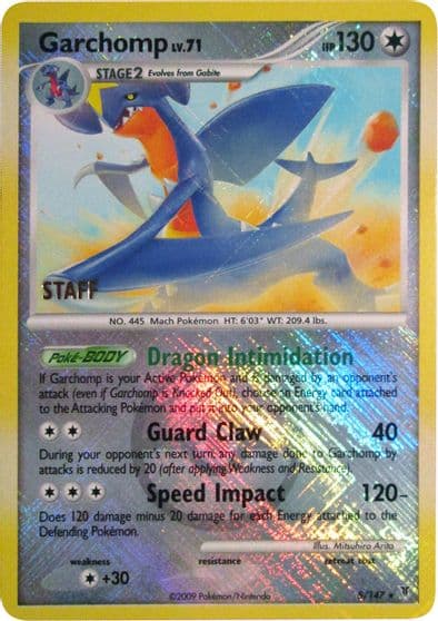 Garchomp (Championship Promo) [Staff] League & Championship Cards Pokemon card
