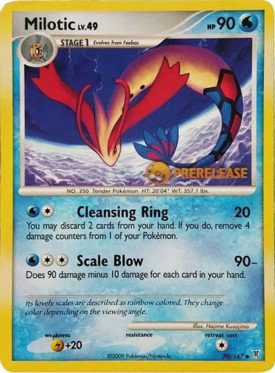 Milotic (Prerelease) Nintendo Promos Pokemon card