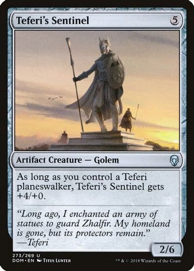 Teferis Sentinel Dominaria Magic card