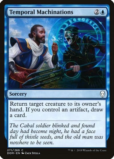 Temporal Machinations Dominaria Magic card