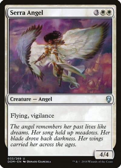 Serra Angel Dominaria Magic card