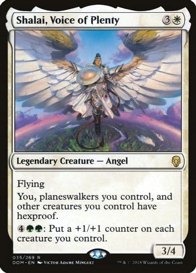 Shalai Voice of Plenty Dominaria Magic card