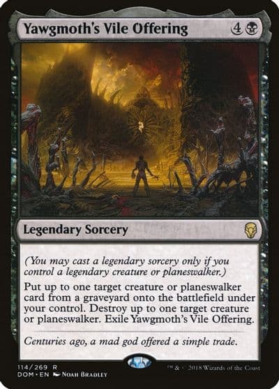 Yawgmoths Vile Offering Dominaria Magic card