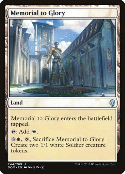 Memorial to Glory Dominaria Magic card