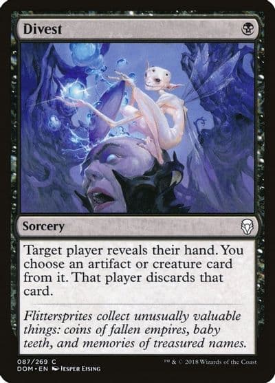 Divest Dominaria Magic card