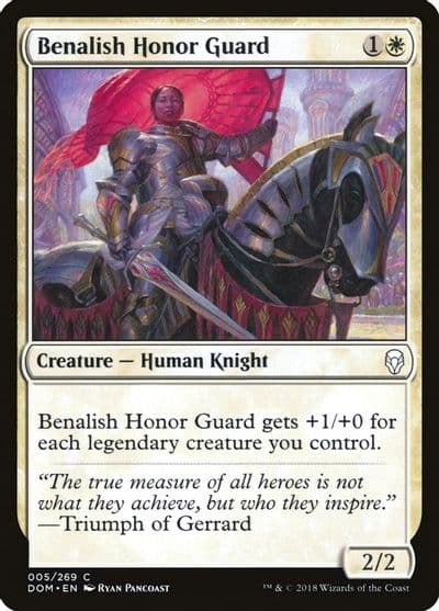 Benalish Honor Guard Dominaria Magic card