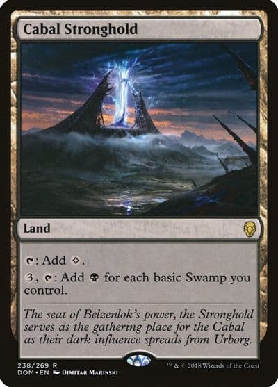 Cabal Stronghold Dominaria Magic card