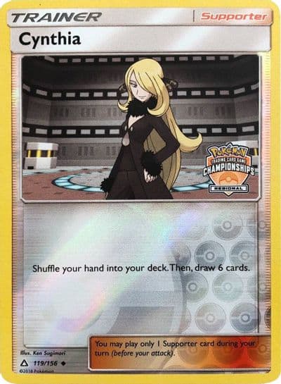 Cynthia (Regional Championships) League & Championship Cards Pokemon card