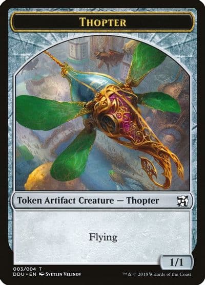 Thopter Token 003 Duel Decks: Elves vs. Inventors Magic card