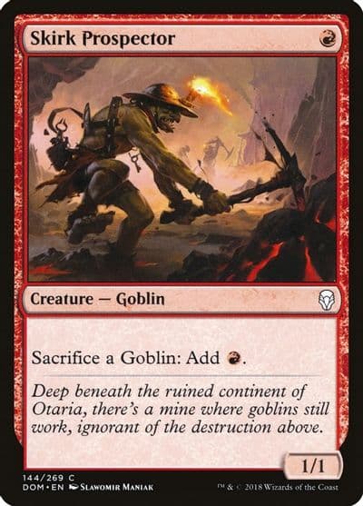 Skirk Prospector Dominaria Magic card