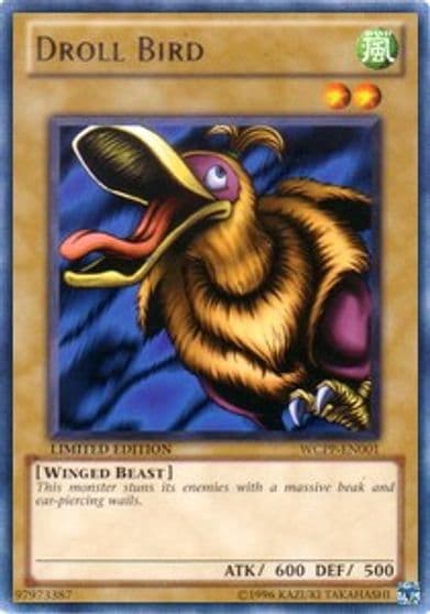 Droll Bird World Championship 2010 Card Pack Yu-Gi-Oh! card
