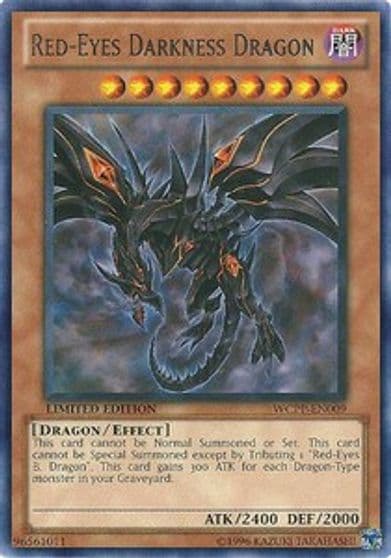 Red Eyes Darkness Dragon World Championship 2010 Card Pack Yu-Gi-Oh! card