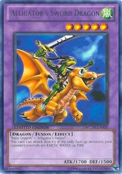 Alligators Sword Dragon World Championship 2010 Card Pack Yu-Gi-Oh! card