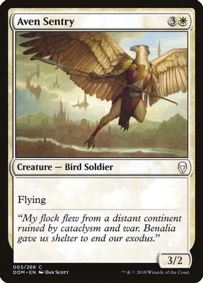 Aven Sentry Dominaria Magic card