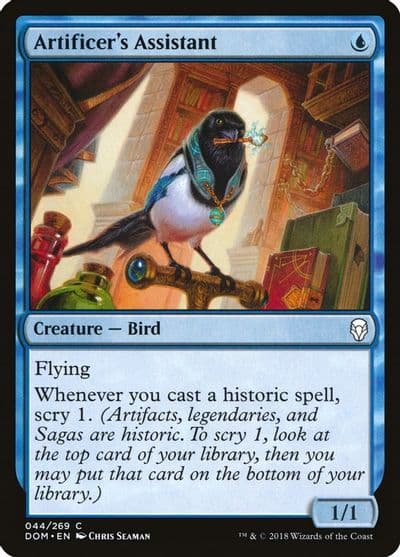 Artificers Assistant Dominaria Magic card