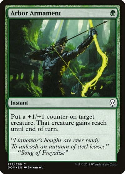 Arbor Armament Dominaria Magic card
