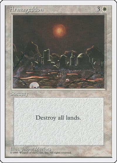 Armageddon Fourth Edition Magic card