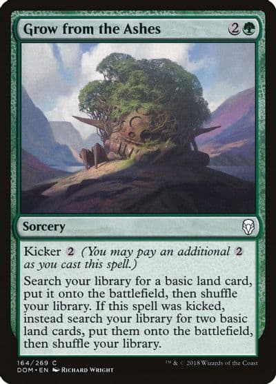 Grow from the Ashes Dominaria Magic card