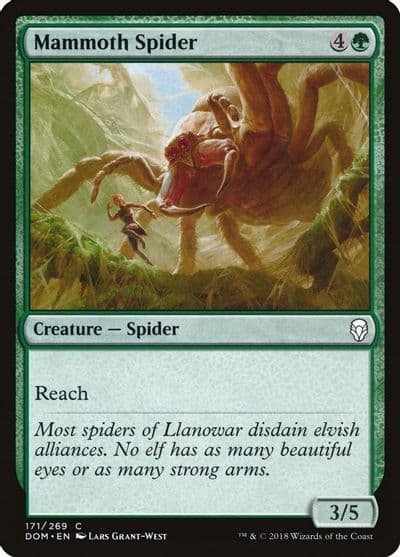 Mammoth Spider Dominaria Magic card