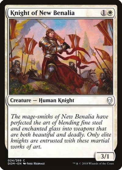 Knight of New Benalia Dominaria Magic card