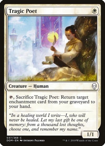 Tragic Poet Dominaria Magic card