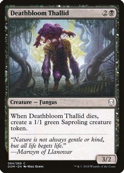 Deathbloom Thallid Dominaria Magic card
